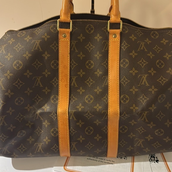 LOUIS VUITTON KEEPALL 45 DUFFLE HANDBAG MONOGRAM - Picture 14 of 14